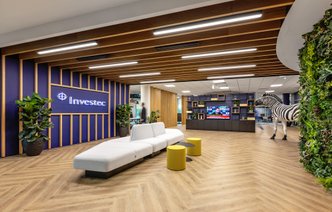 Investec reception area